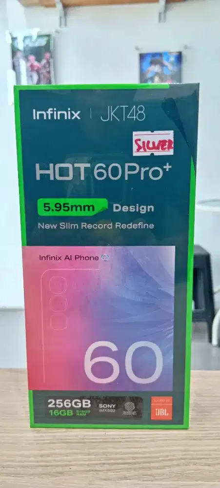 Infinix hot 60pro+ ram 8gb Rom 256gb
