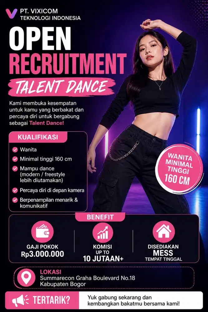 HOST DANCE LIVESTREAMING TIKTOK