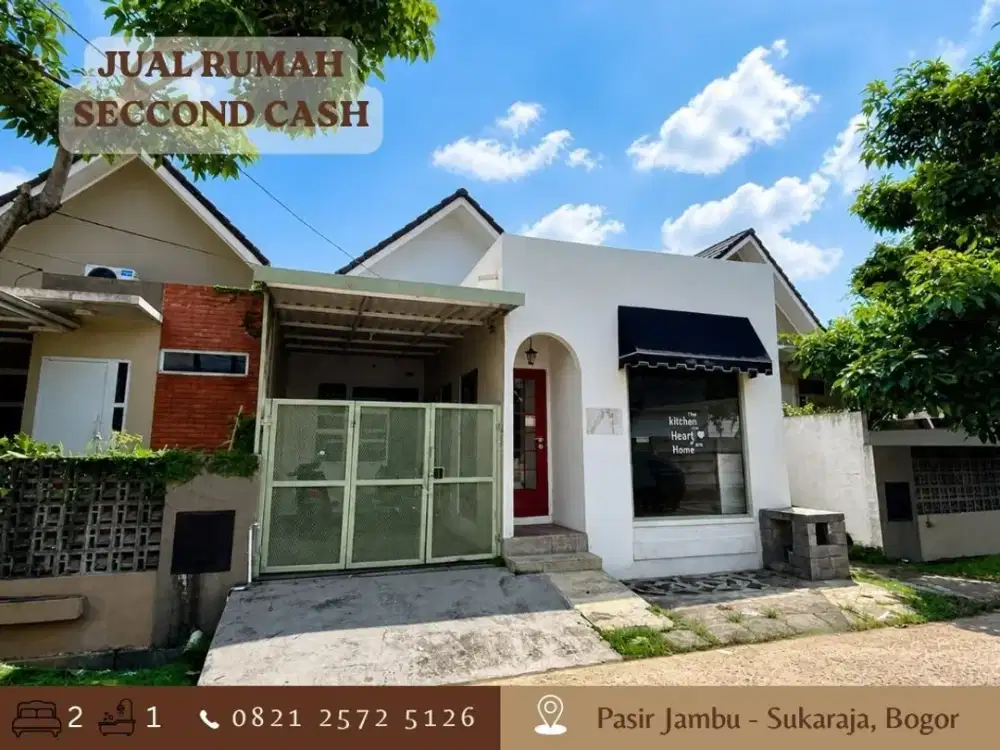 Rumah Strategis CASH MURAH 545JT di Villa Bogor Indah dkt Tol
