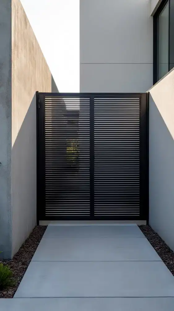 Pintu/pagar rumah minimalis modern