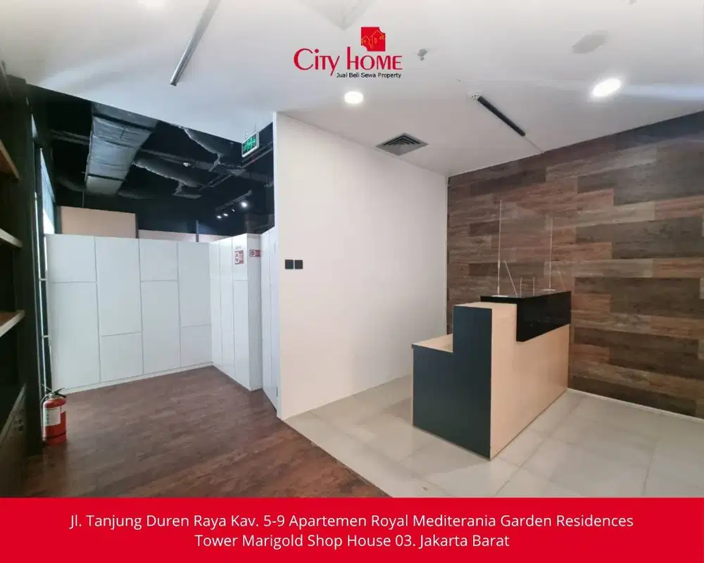 Office Semi Furnished Luas 143m2 Harga Murah, Lokasi Strategis