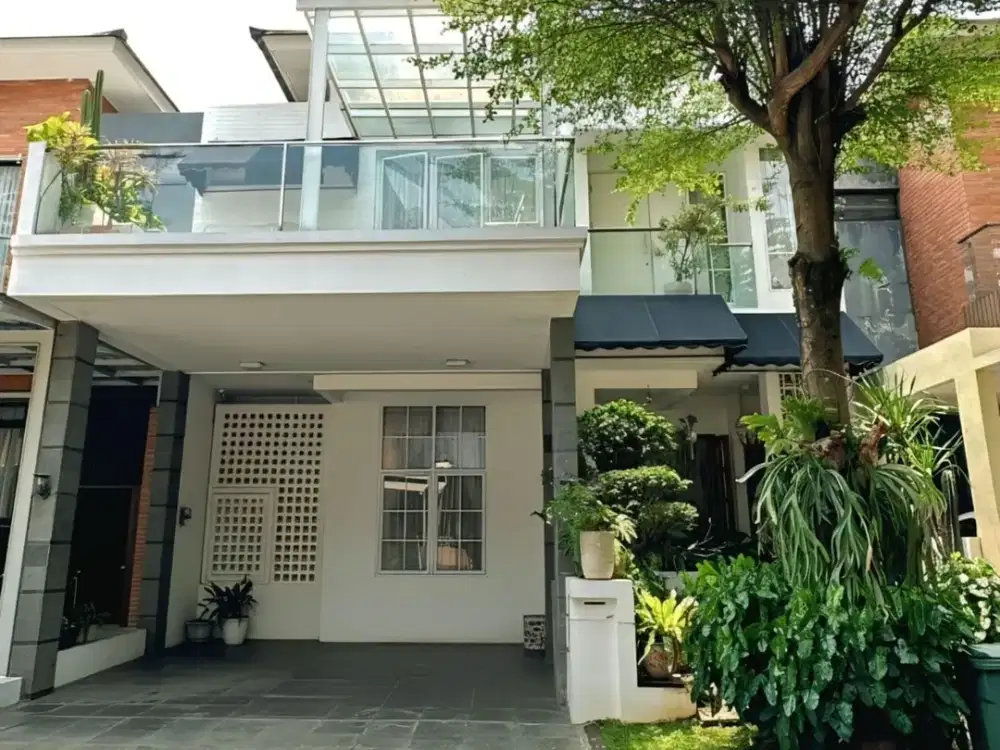 Dijual Rumah Cantik Modern Minimalis Dalam Cluster Fully Furnished Dekat Fresh Market di Sektor 9 Bintaro Gb-17396