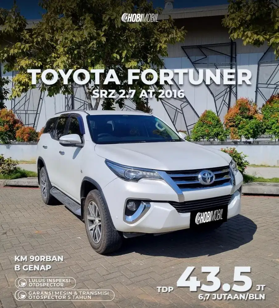 Fortuner SRZ 2.7 AT Thn 2016
