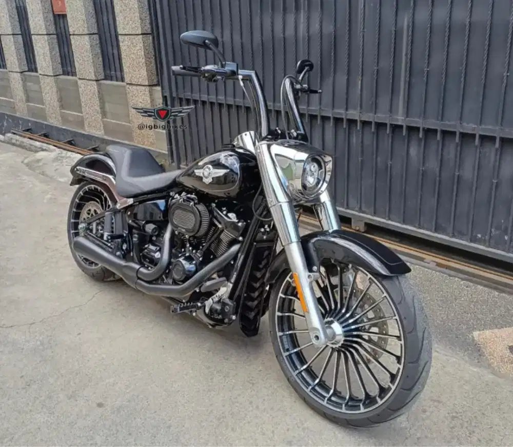Harley Fatboy Vivid Black 2021