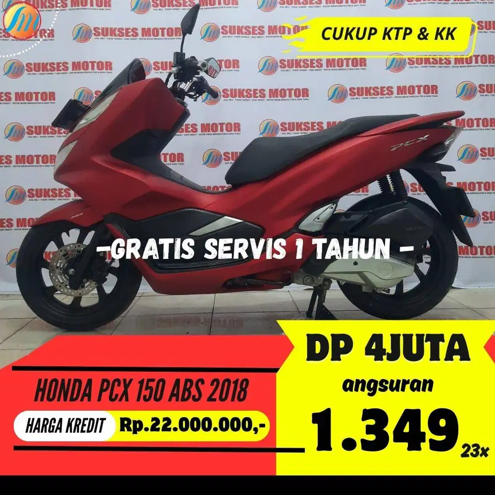 HONDA PCX 150 ABS 2018 JUAL CEPAT CASH KREDIT SEKEN BERGARANSI