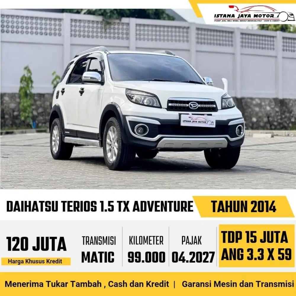 Daihatsu Terios TX Adventure AT th 2014 #istana jaya motor