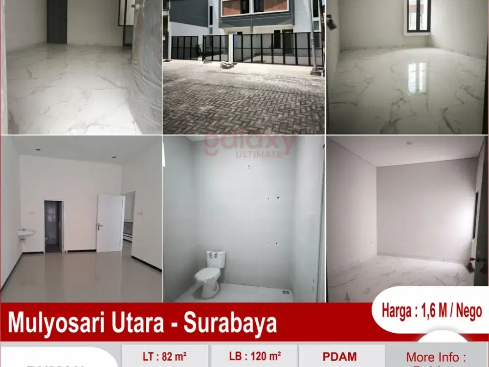 Rumah Baru Daerah Mulyosari Utara Surabaya