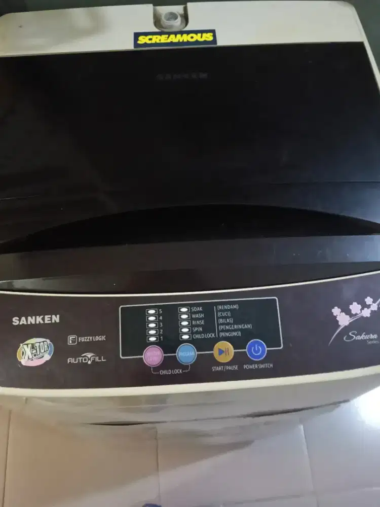 Mesin cuci sanken 1 tabung