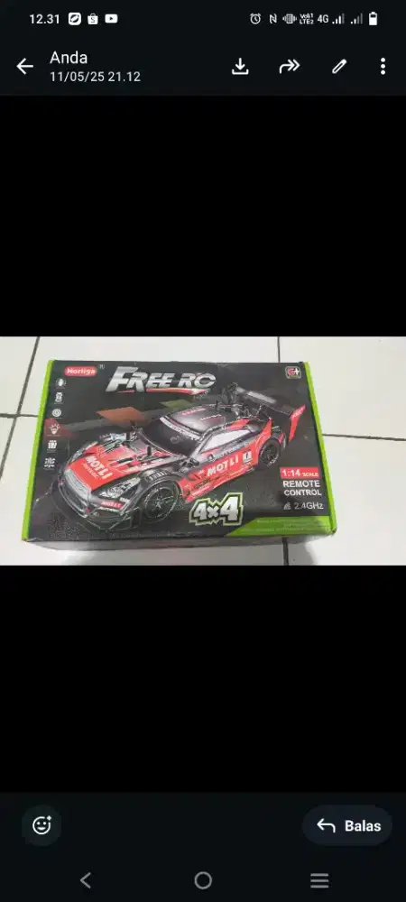 Dijual BU RC mobilan sport