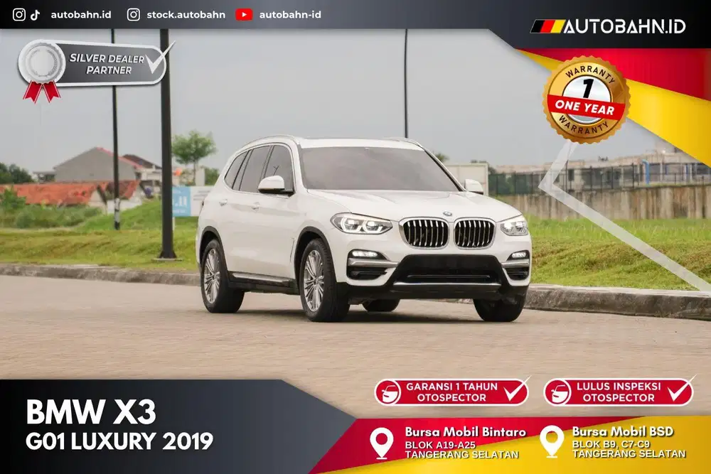 Full Spec! BMW X3 xDrive20i Luxury G01 2019 Panoramic! 320i c300 x5
