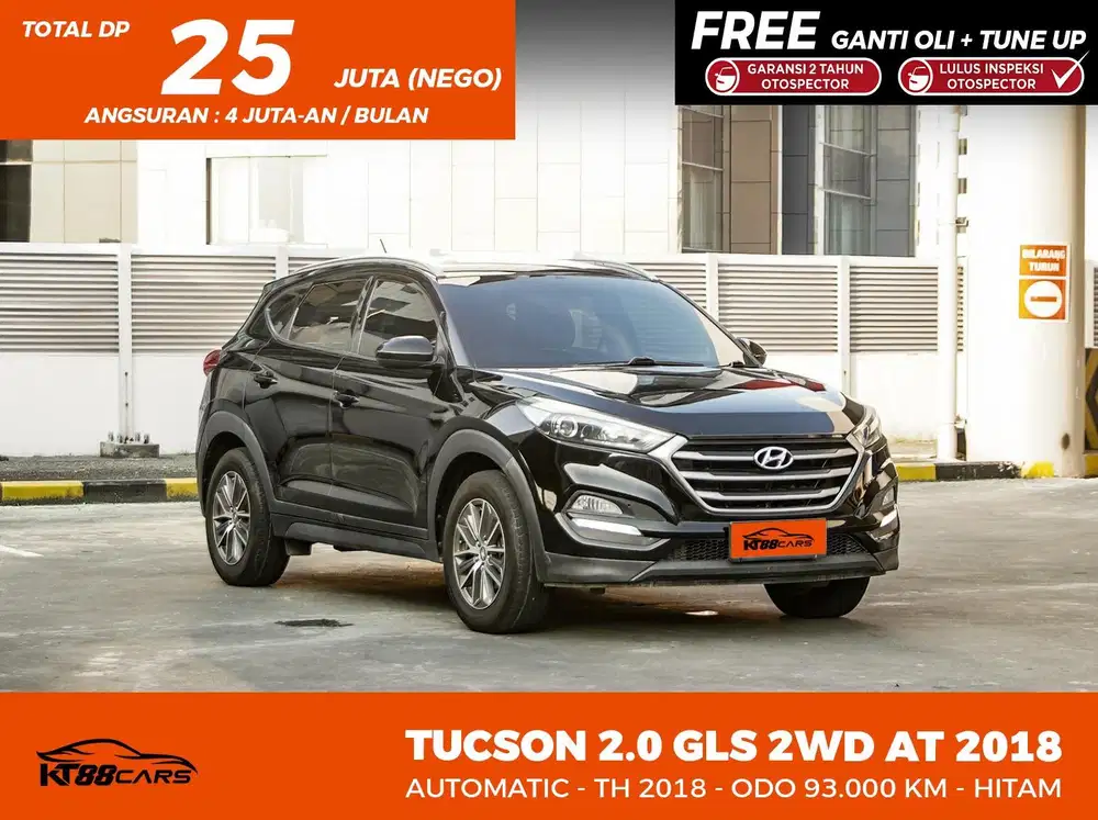 Dp 25 jt, Bergaransi HYUNDAI TUCSON 2.0 GLS 2WD AT 2018