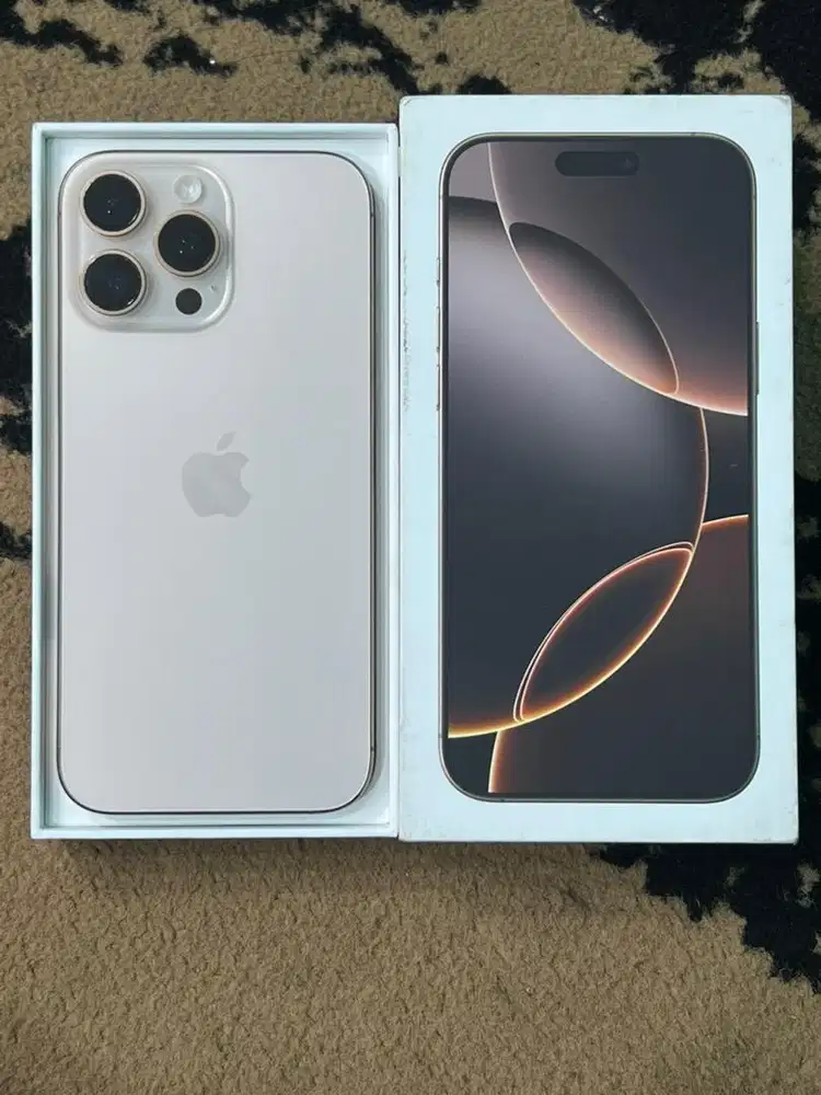 iPhone 16 Pro Max 512GB Rose Gold Inter Resmi Beacukai