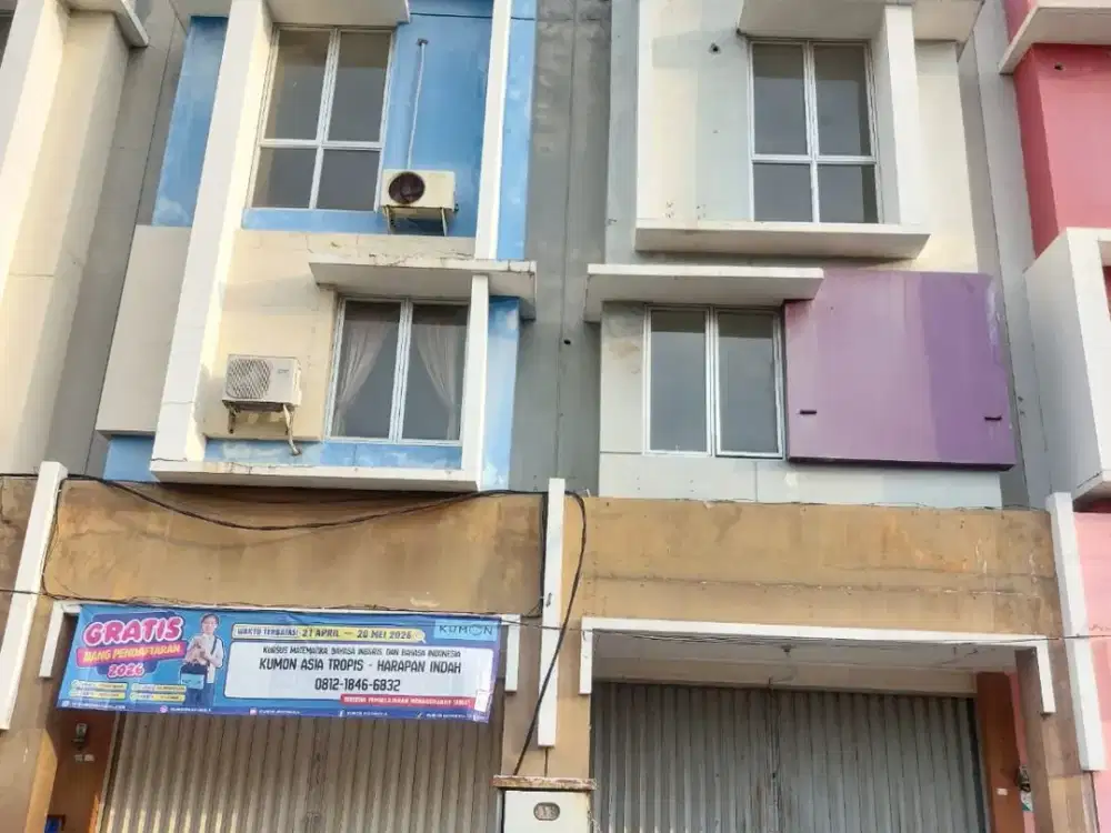 DISEWA RUKO ASIA TROPIS BAGUS 5X12 SIAP PAKAI STARTEGIS HARAPAN INDAH