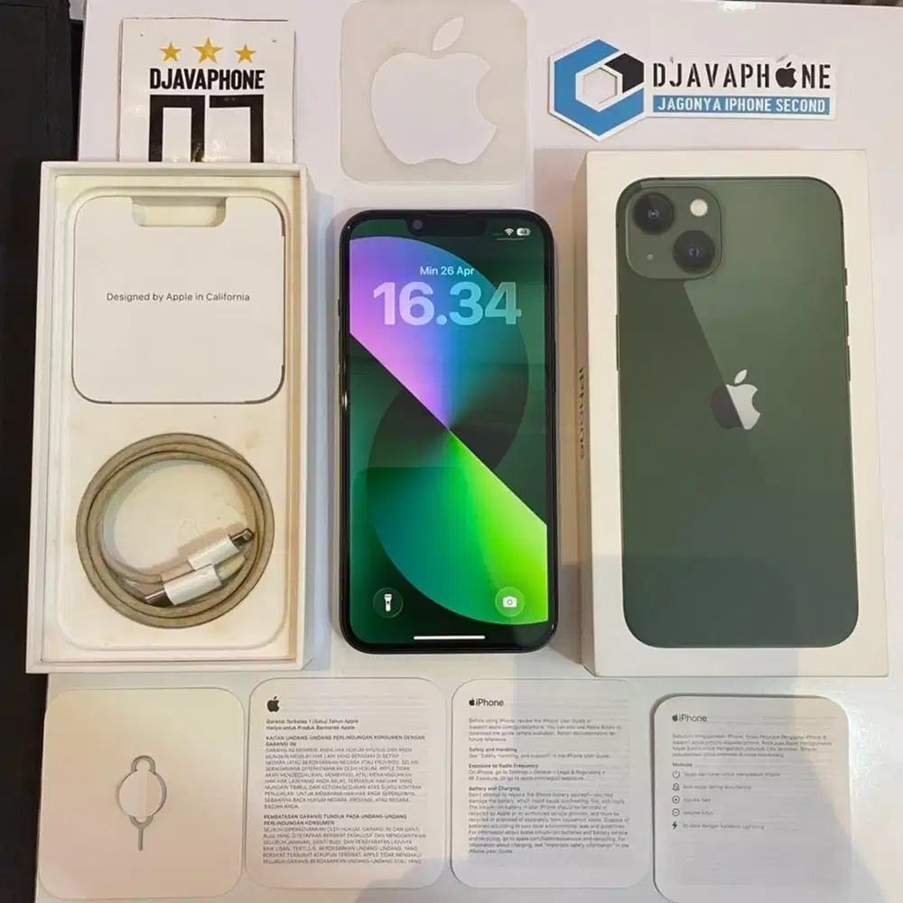 iPhone 13 Green 256GB Ex iBox Resmi