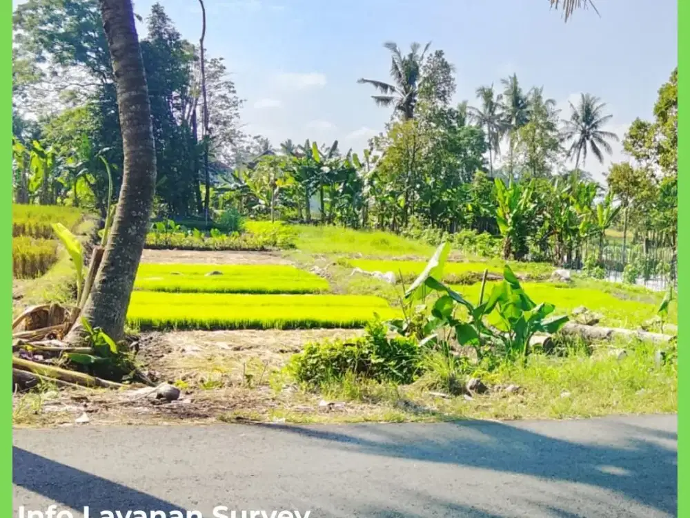 Tanah Jogja Dekat Pasar Gentan Kaliurang Sleman SHM Pekarangan