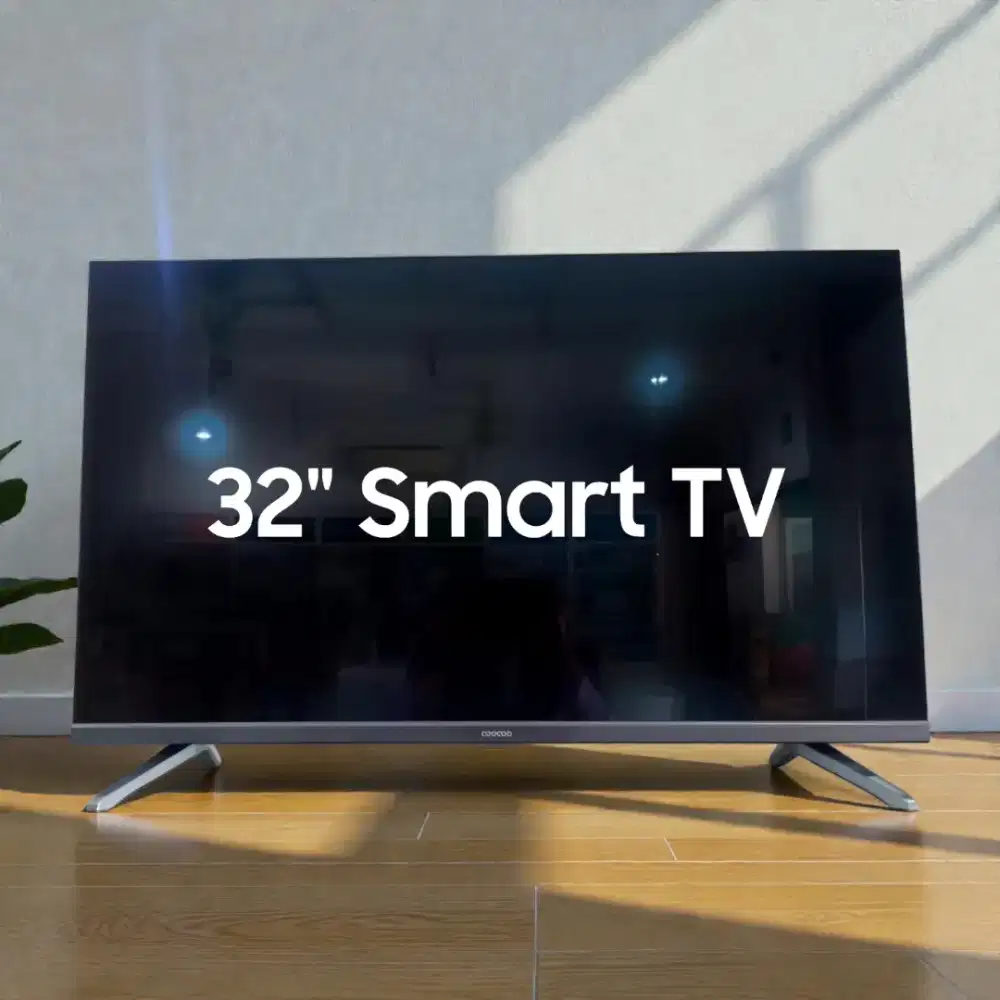 SMART TV Coocaa 32 inci - BARU segel kawa diantar