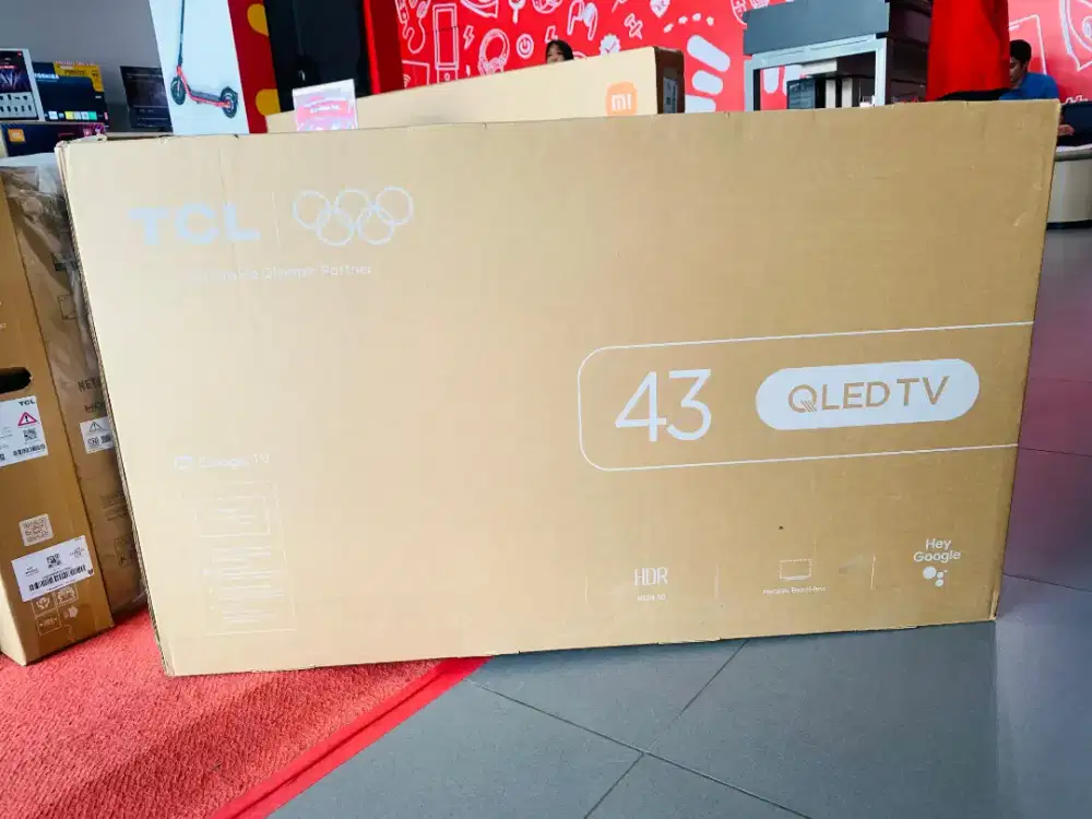 NEW!! FLASH SALE GOOGLE TV TCL QLED 43INCH SEGEL RESMI!!!