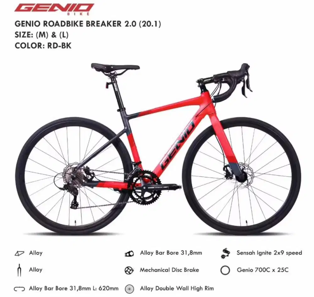 GENIO ROADBIKE BREAKER 2.0 (20.1) - SECOND