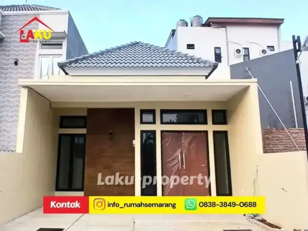 Rumah Pesan Bangun 1 Lantai, Dekat UNDIP & Exit Tol Tembalang