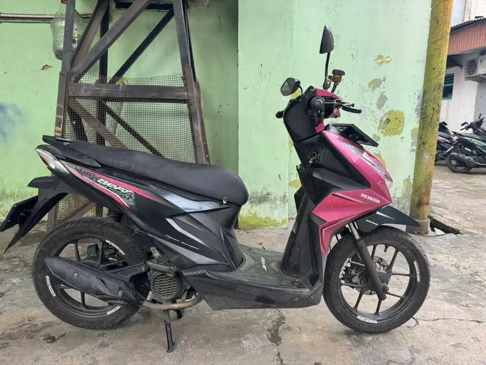 Honda Beat Magenta thun 2020 pajak panjang mesin halus jozz siap gas.