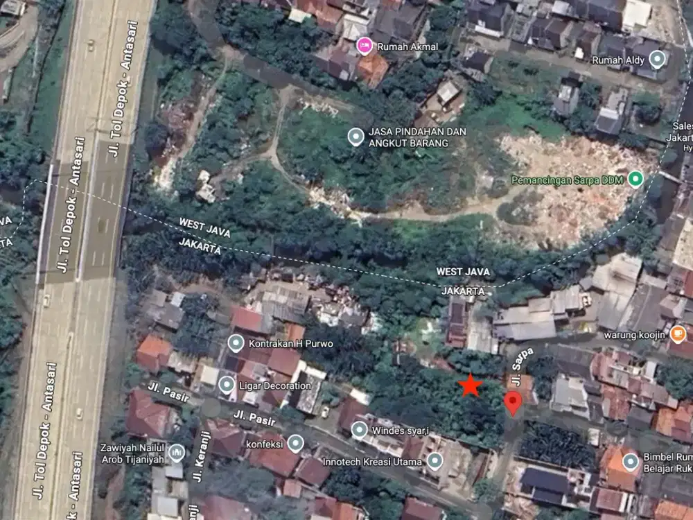 Tanah Luas SHM [900 M²] Ciganjur, Jagakarsa - Dekat Tol Andara/ Akses Mudah/Cocok untuk Rumah Tinggal/Cluster
