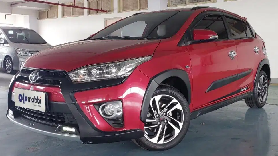 TDP 9,JT, Toyota Yaris 1.5 TRD Sportivo Heykers Bensin-AT Merah 2017