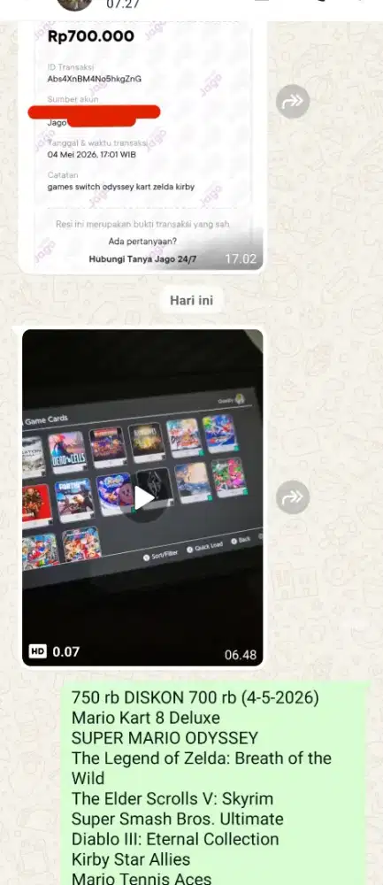 Promo Games OFW Nintendo Switch OLED V2 V1 LITE NS2