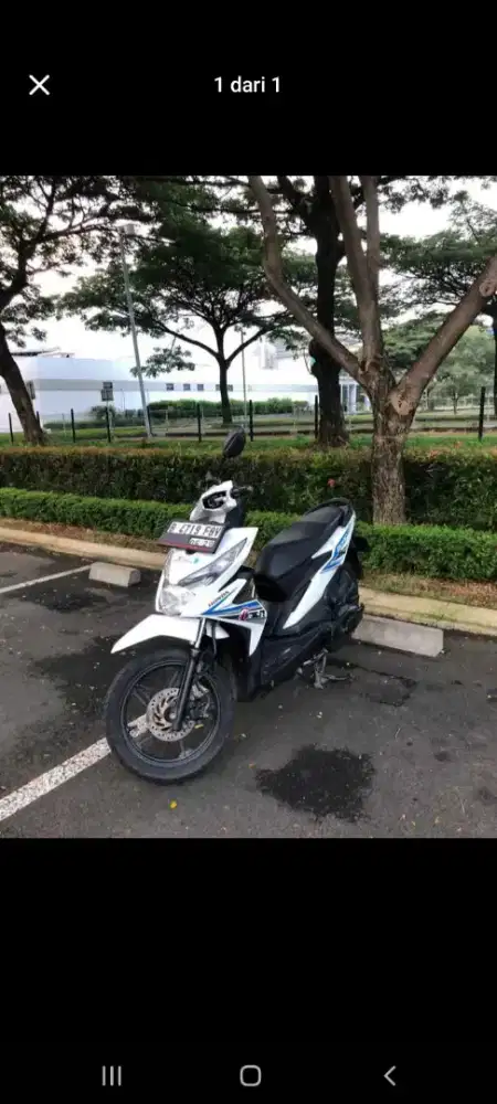 Honda beat 2018 biru putih
