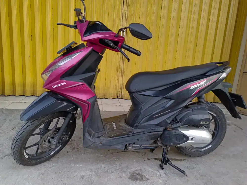Honda Beat New Magenta ISS Tahun 2020 Pajak Hidup Mesin Halus SiapGass