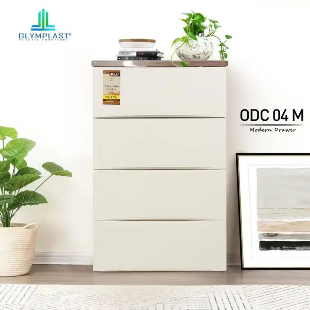Lemari Drawer Plastik Olymplast ODC 04 Modern Series Murah Jogja (Ars)