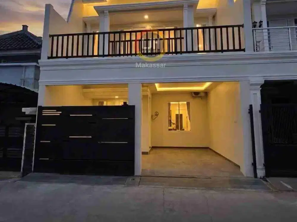 DIJUAL RUMAH 2LT HERTASNING DEKAT PETTARANI TENGAH KOTA MAKASSAR