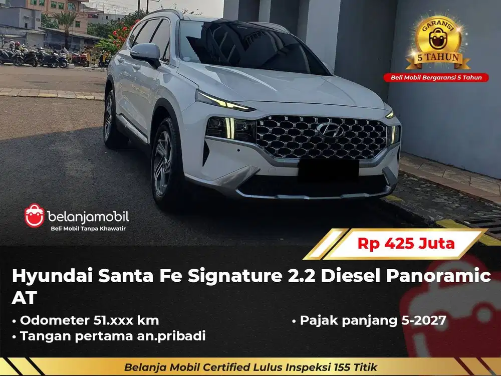 [GARANSI 5TH] Hyundai Santafe Santa Fe Signature 2.2 Diesel 2023/2024