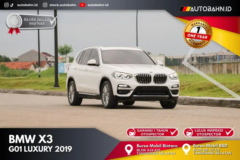 PAJAK APR 2027! BMW X3 xDrive20i Luxury G01 2019