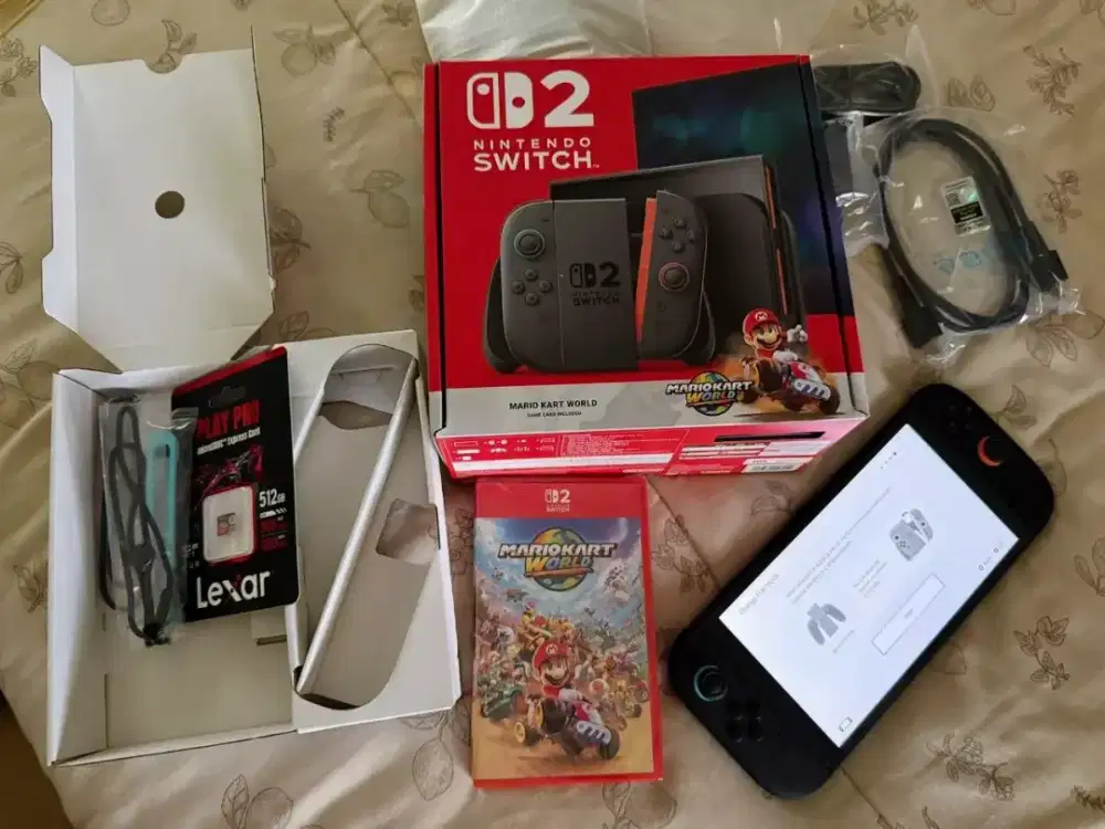 Nintendo switch 2 console game mario kart world Cartridge