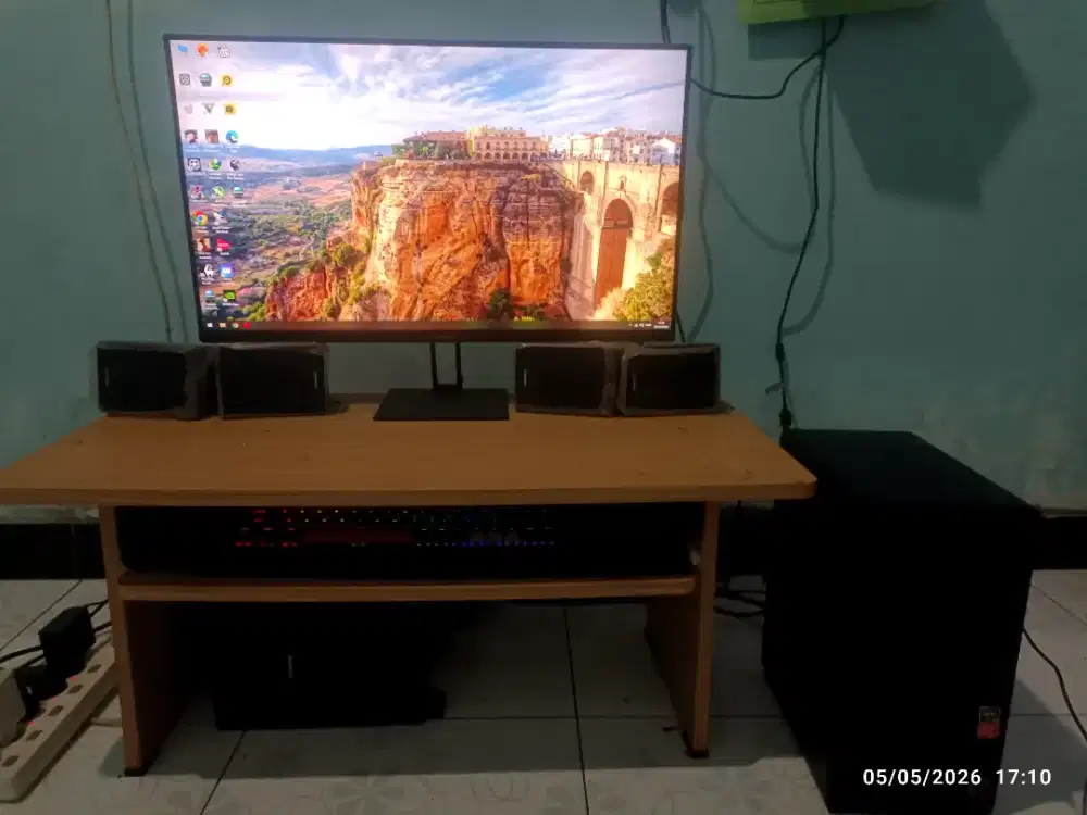 PC Ryzen 5 2400g lengkap siap pakai
