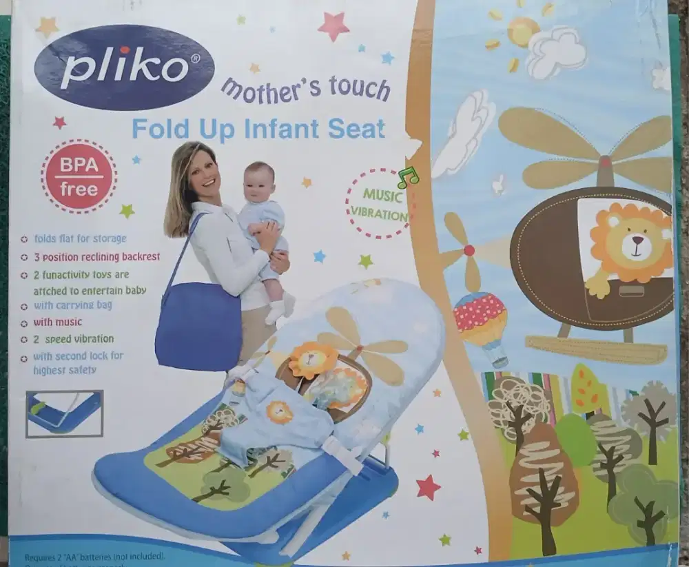 PLIKO Bouncer Bayi (Bisa dilipat)