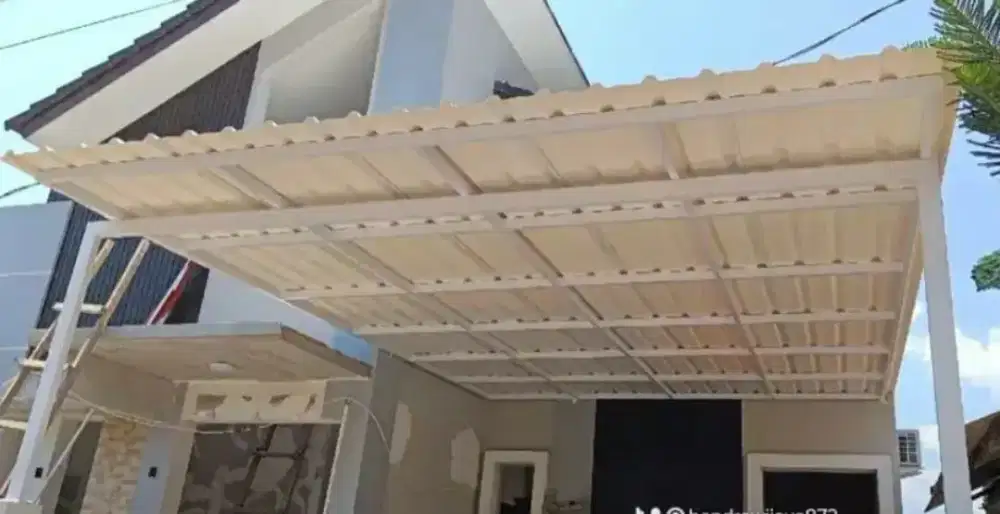 Menerimna pemasangan canopy pagar tralis dll