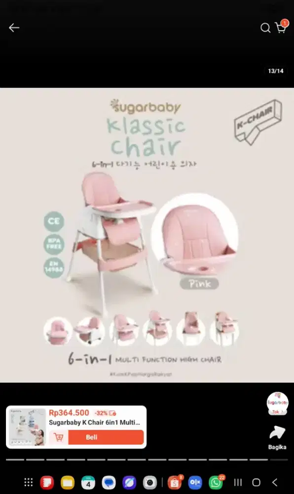 Set meja makan anak