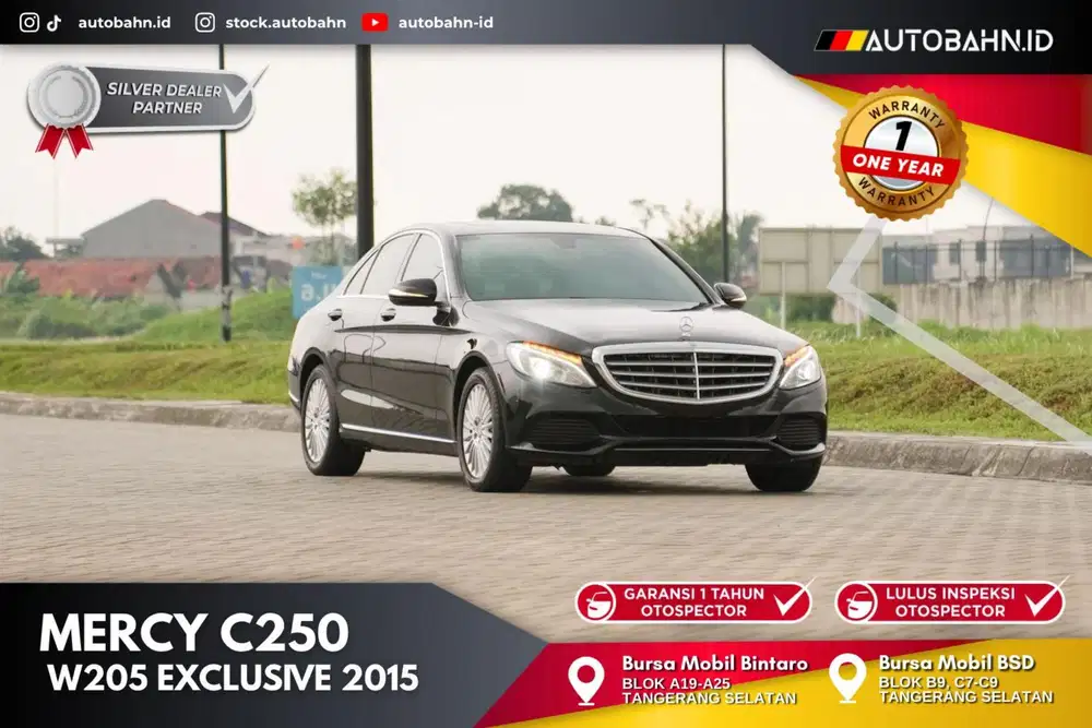 PAJAK PANJANG! Mercedes Benz C250 Exclusive 2015 (W205)