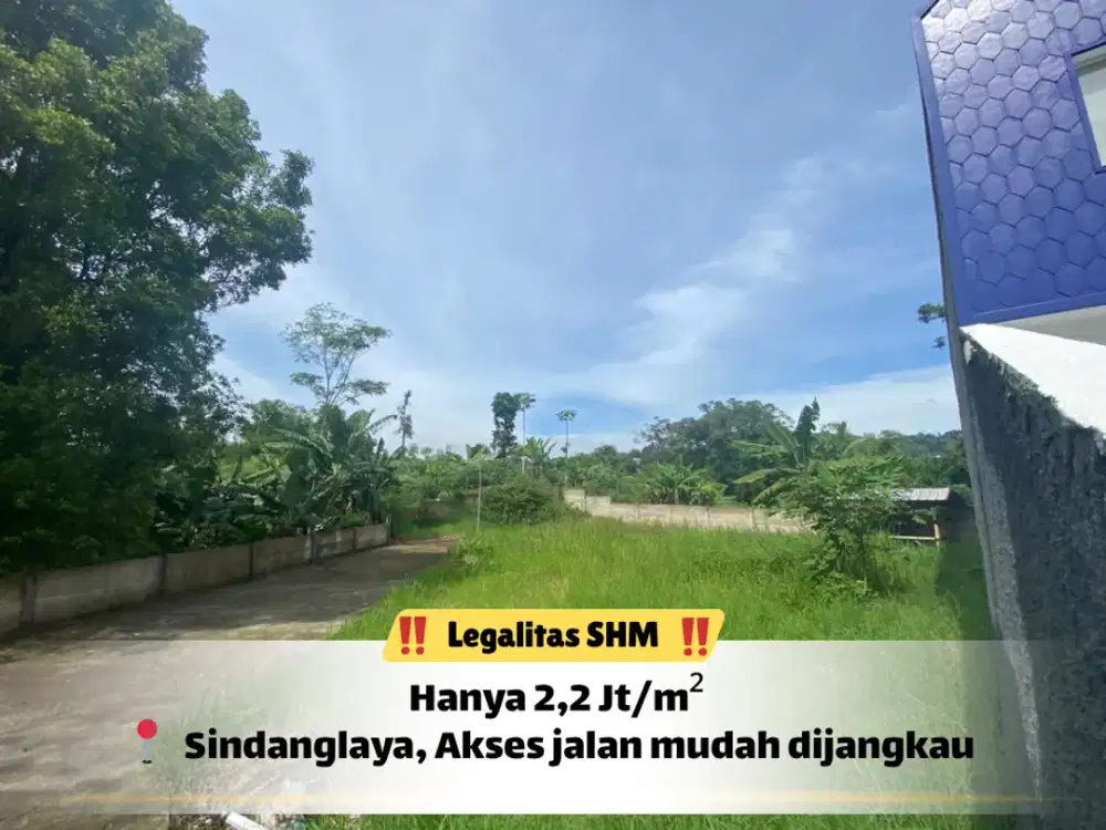 Tanah Nyaman & Sejuk di Sindanglaya – 141 m²