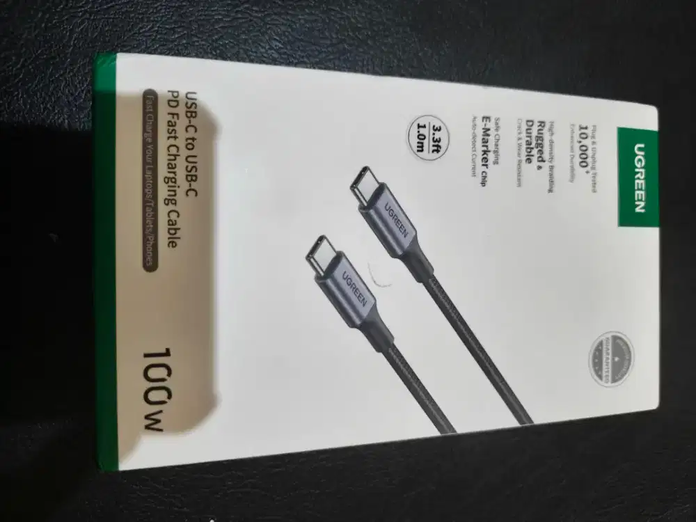 Kabel type c UGreen 5A 100 watt NEW