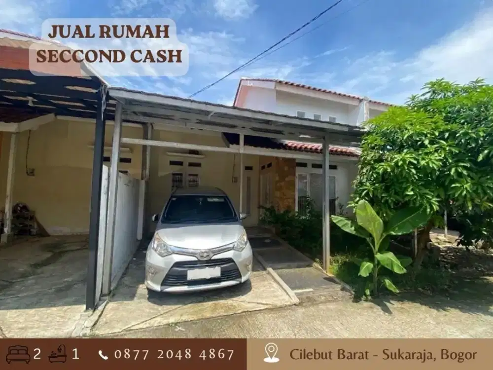 Jual Rumah Murah Cash 398JT di Perum Nuansa Alam Cilebut dkt Stasiun