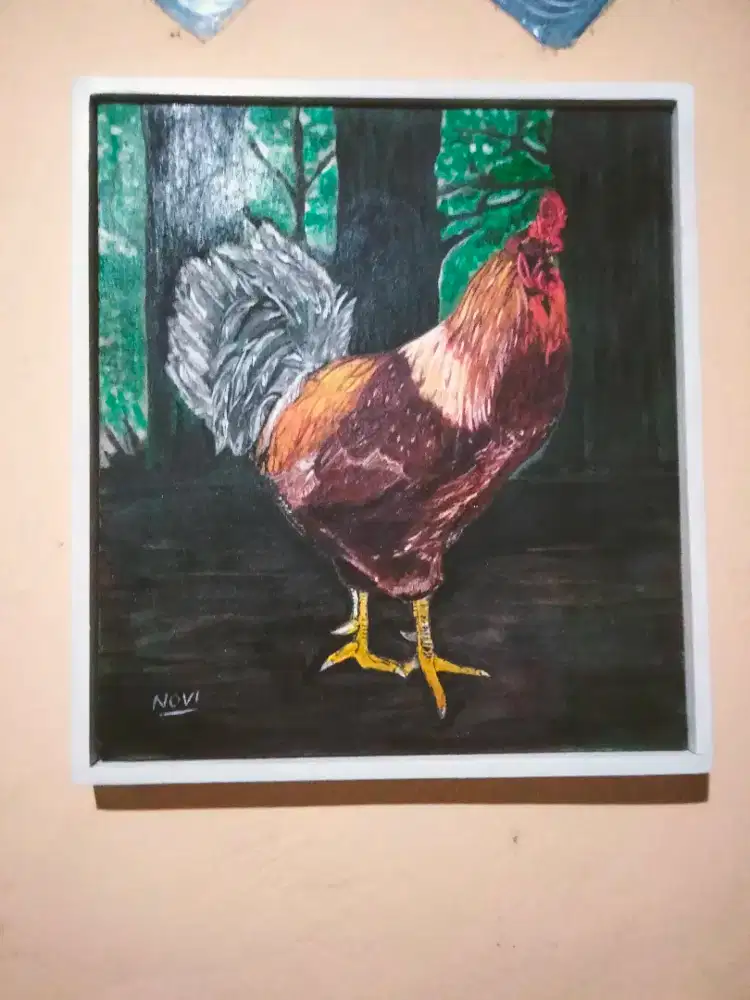 Lukisan Ayam jago