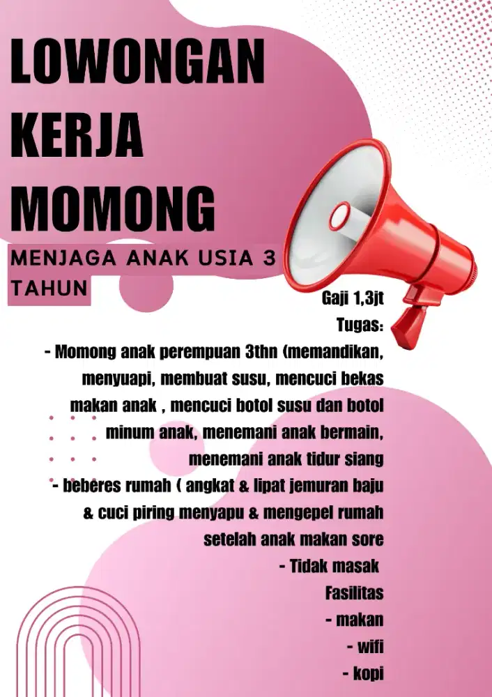 Momong anak 3 tahun