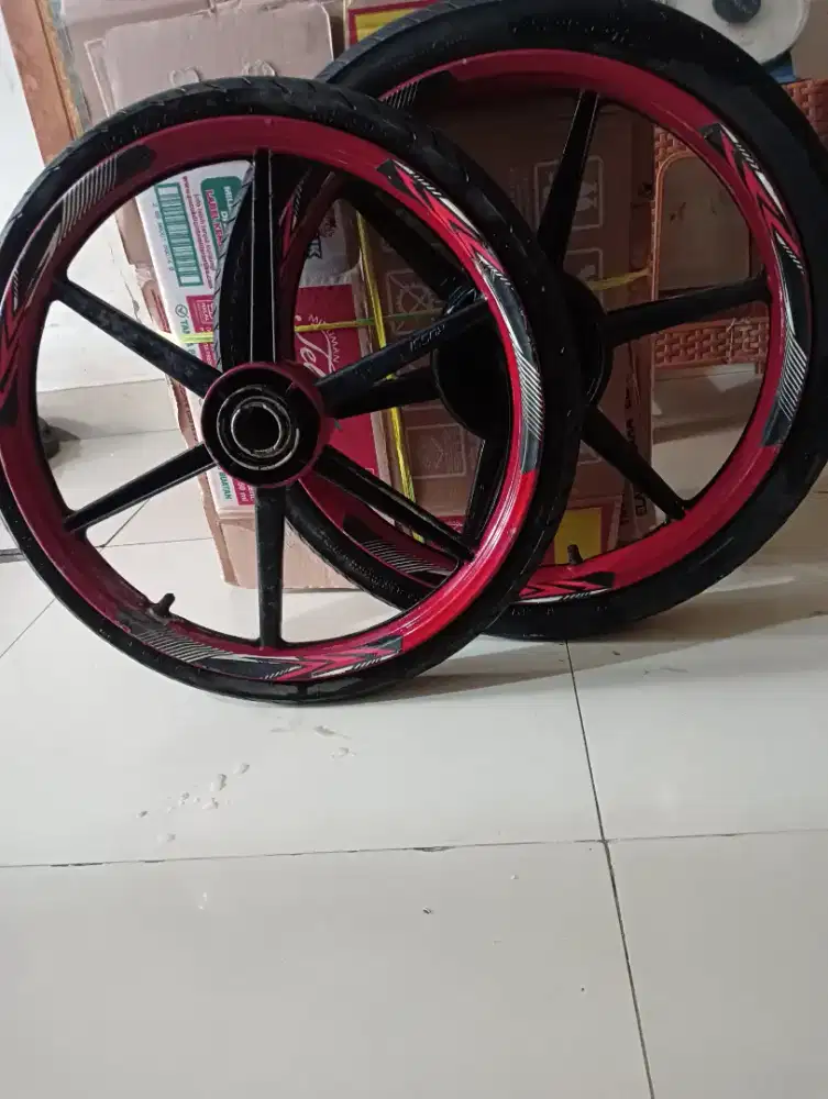 Velg R 17 Paket komplit Yamaha Mio sporty atau Smile