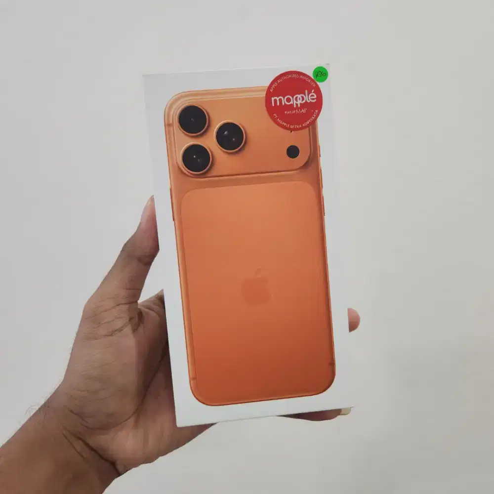 Iphone 17 promax 256gb orange new jual cepet !!