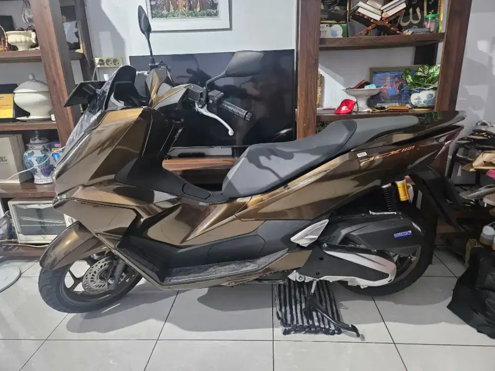 Honda PCX 160 ABS Roadsync (warna brown)