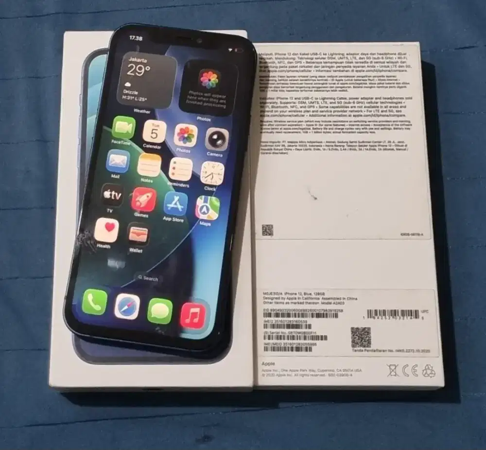 Iphone 12 128gb ID/A Digimap hp dus ori