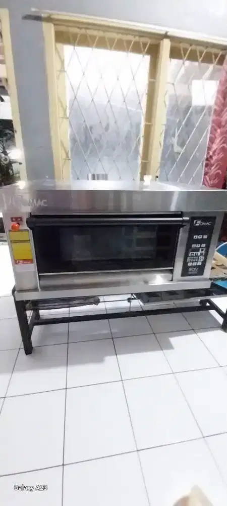 Oven deck gas 1 tray merk fomac digital