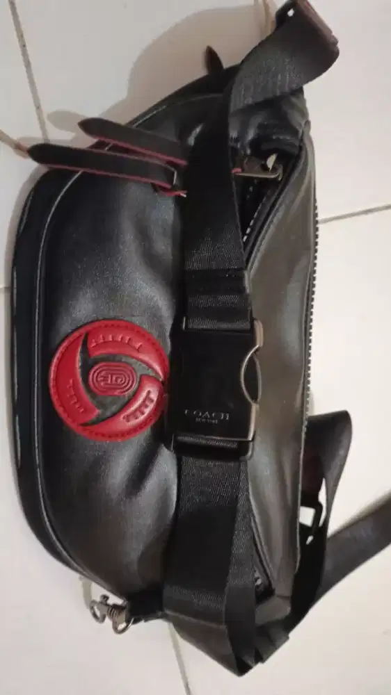 Jual tas coach x michael B Jordan naruto Belt bag